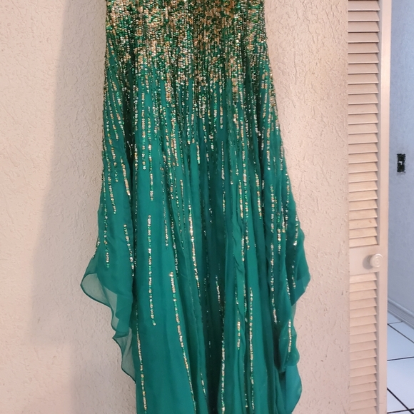 SHERRI HILL high low prom dress - Picture 6 of 8